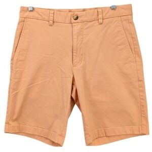 Vineyard Vines by Shep & Ian Shorts Mens Sz 30 Everyday Orange Flat Front Preppy